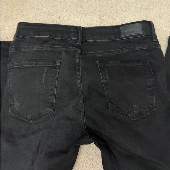 Zara Distressed Black Skinny Jeans - Picture 5 of 5